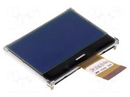 Display: LCD; graphical; 128x64; STN Negative; 56.6x44.2x3.6mm DISPLAY ELEKTRONIK
