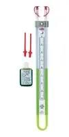U-TUBE MANOMETER, RANGE 6-0-6 W.C.