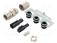 Connector: M12; plug; PIN: 5; female; Slim; 60V; straight; IP67; 4A HARTING
