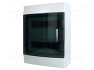 Enclosure: for modular components; IP65; grey; No.of mod: 24 ABB