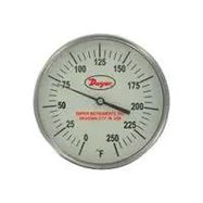 BIMETAL THERMOMETER, 0 TO 250 DEG F