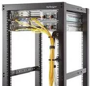 D-RING, CABLE MANAGEMENT, 1U, STEEL