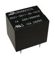 POWER RELAY, SPDT, 10A, 12VDC, TH