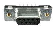 D SUB CONN, RCPT, 25POS, DB, TH