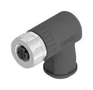 SENSOR CONN, M12, R/A RCPT, 5POS, CABLE