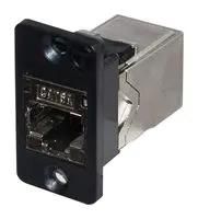 MOD COUPLER, ST-RA RJ45 SHLD JACK, CAT6A