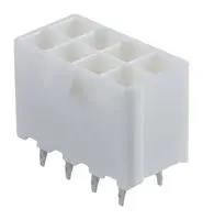 CONN, HEADER, 8POS, 2ROW, 4.2MM, TH