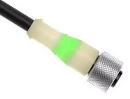 CABLE ASSY, 4P M12 RCPT-FREE END, 9M