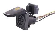 EV CHARGING CONN, RCPT, 2SIG+5PWR, CRIMP
