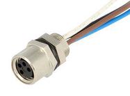 SENSOR CORD, 4P M8 RCPT-FREE END, 0.3M