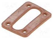 Flat gasket; IP65; NBR caoutchouc; GM/GMN HIRSCHMANN
