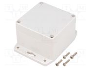 Enclosure: multipurpose; X: 80mm; Y: 82mm; Z: 55mm; with fixing lugs GAINTA