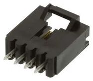 CONN, HEADER, 4POS, 1ROW, 2.54MM, TH
