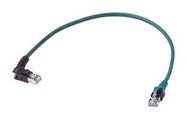 PATCH CORD, RJ45 PLUG-PLUG, 19.7", GRN