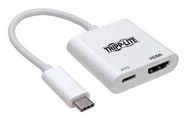 USB-C TO HDMI ADAPTER W/PD, HDCP2.2, WHT