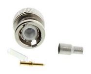 RF/COAXIAL, BNC PLUG, STRAIGHT, 50 OHM, CRIMP