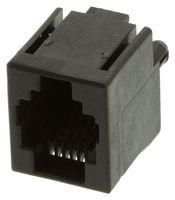 CAT3 RJ14 MODULAR JACK, 6 POSITION, 1 PORT