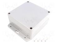 Enclosure: multipurpose; X: 120mm; Y: 120mm; Z: 60mm; ABS; dark grey GAINTA