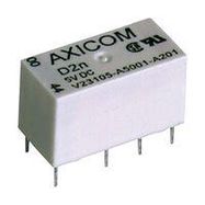 SIGNAL RELAY, DPDT, 5VDC, 3A, TH