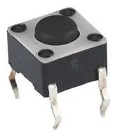 TACT SWITCH, SPST, 0.05A, 24VDC, TH