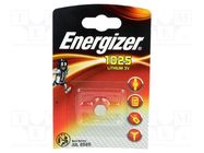 Battery: lithium; CR1025,coin; 3V; 30mAh; non-rechargeable; 1pcs. ENERGIZER