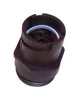 CIRCULAR CONNECTOR, RCPT, 9POS, CRIMP