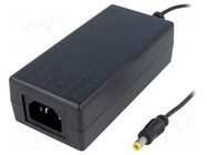 Power supply: switching; 24VDC; 2.71A; Out: 5,5/2,1; 65W; 90÷264VAC SUNNY