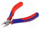 Pliers; side,cutting; 115mm; with small chamfer KNIPEX