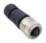 SENSOR CONN, 7/8", RCPT, 4POS, CABLE