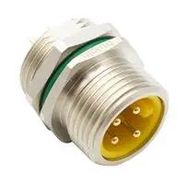 SENSOR CONN, 7/8", PLUG, 4POS, PANEL