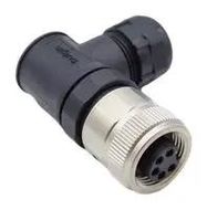 SENSOR CONN, 7/8", R/A RCPT, 5POS, CABLE