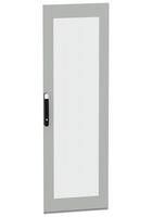 GLAZED DOOR, ENCLOSURE, STEEL/GLASS, GRY