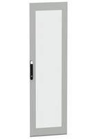 GLAZED DOOR, ENCLOSURE, STEEL/GLASS, GRY