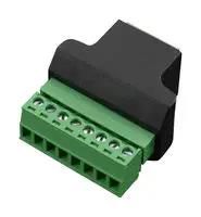 ADAPTER, 8P RJ45 RCPT-TERMINAL BLOCK
