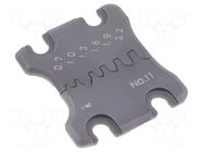 Crimping jaws; 32AWG÷18AWG; 0.032÷0.8mm2 ENGINEER