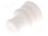 Gasket for wire; white; Øcable: 2.2÷3mm; JPT,MCP 2.8; Øout: 5.6mm TE Connectivity