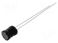 Inductor: wire; THT; 47mH; 27mA; 169.4Ω; ±10%; 2200R; Ø7.2x8.5mm MURATA