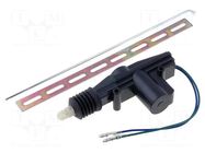 Central lock actuator; 12VDC; 4A; Leads: leads x2; 5.5kg BOWI
