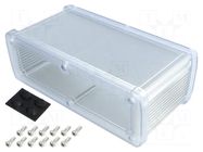 Enclosure: multipurpose; X: 177.6mm; Y: 89mm; Z: 61.1mm; aluminium GAINTA