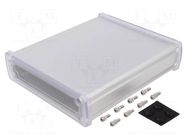 Enclosure: multipurpose; X: 146.6mm; Y: 169mm; Z: 41.6mm; aluminium GAINTA