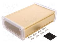 Enclosure: multipurpose; X: 115.1mm; Y: 169mm; Z: 51.6mm; aluminium GAINTA