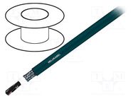 Wire: control cable; MULTISPEED® 500-C-TPE; 25G1.5mm2; turquoise HELUKABEL