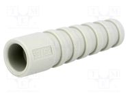 Strain relief; RG59,RG62; grey; Application: BNC plugs; 10pcs. MH CONNECTORS