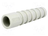 Strain relief; RG59,RG62; grey; Application: BNC plug; 10pcs. MH CONNECTORS
