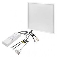 LED panel 60×60, square, built-in, white, 40W neutral white, Emergency, EMOS