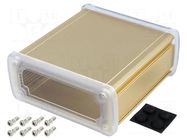 Enclosure: multipurpose; X: 115.1mm; Y: 119mm; Z: 51.6mm; aluminium GAINTA