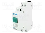 Module: pushbutton switch; 230VAC; 16A; IP40; 17.5x80x60mm EATON ELECTRIC