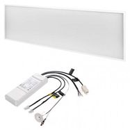 LED panel PROFI 30×120, built-in, white, 40W, neutral white, Emergency, EMOS