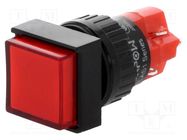 Switch: push-button; Pos: 2; SPDT; 3A/250VAC; 2A/24VDC; ON-(ON) ONPOW