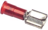 TERMINAL, FEMALE DISCONNECT, 0.25IN, RED